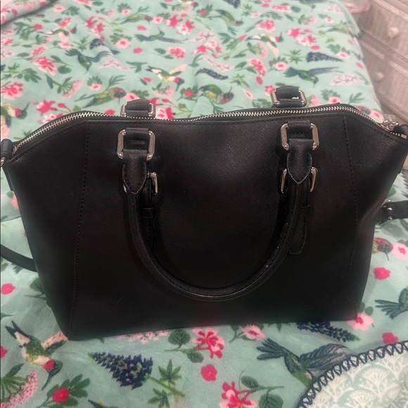 Black Structured Handbag - Picture 5 of 5